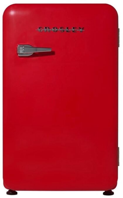 Crosley Classic Series 3.2 Cuft 1-Door Compact Refrigerator, Retro Red