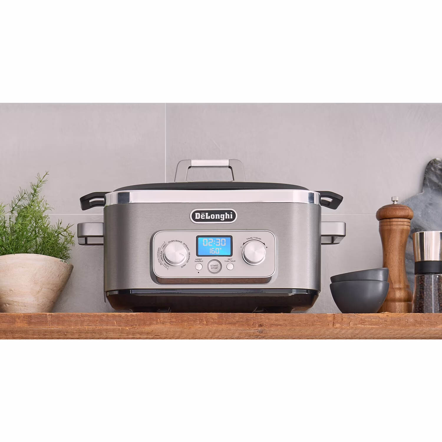 De'Longhi Livenza Stainless Steel Multi Cooker - Image 3