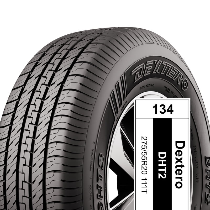 Dextero DHT2 Highway Terrain 275/55R20 111T Automotive All Season Tires, Fits Light Trucks, SUVs - Image 4
