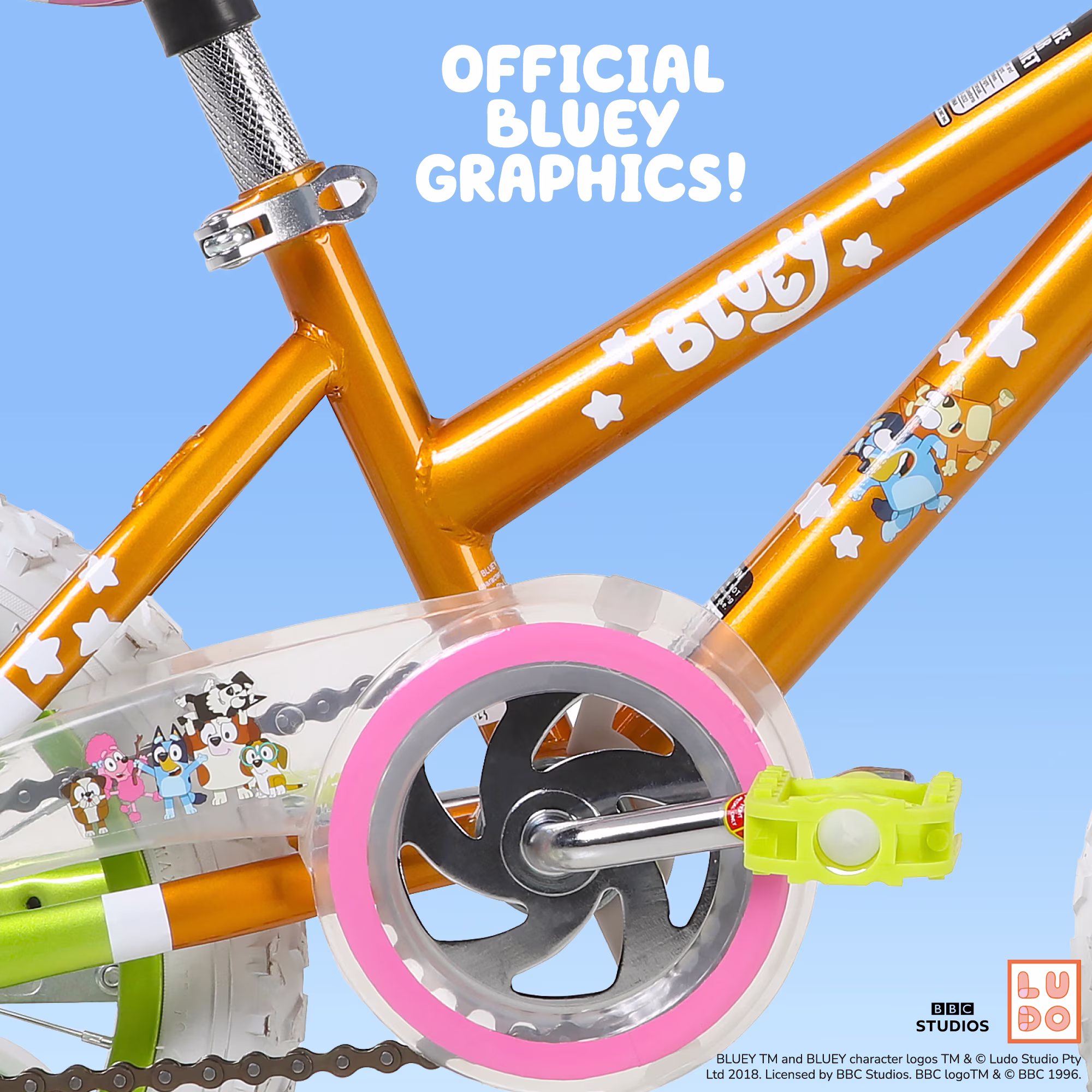 Dynacraft Bluey 12" Kids Bike - Vibrant Design, Sturdy Build, Easy Assembly - Ideal for Young Riders - Image 3