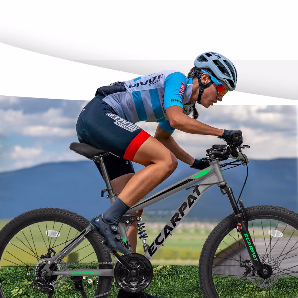ECARPAT 27.5 Inch Full Suspension Mountain Bike, 21-Speed Adult Bike with Mechanical Disc Brakes, Dual Shock Absorbers for Men & Women - Image 5
