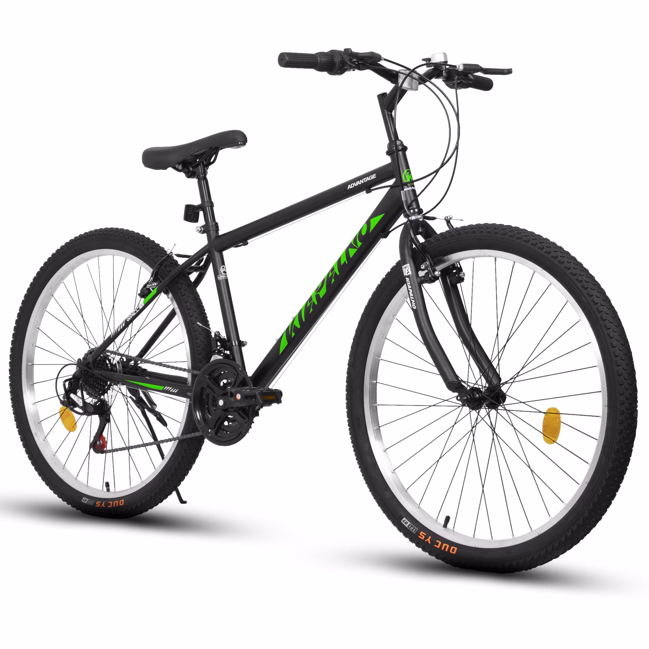 Ecarpat Mountain Bike 26 Inch for Men Women, 21 Speeds High-Carbon Steel Frame, Classic Adult Teens Sport Bicycle, V Brakes Bicycle for Snow City Commuters and Short Trip