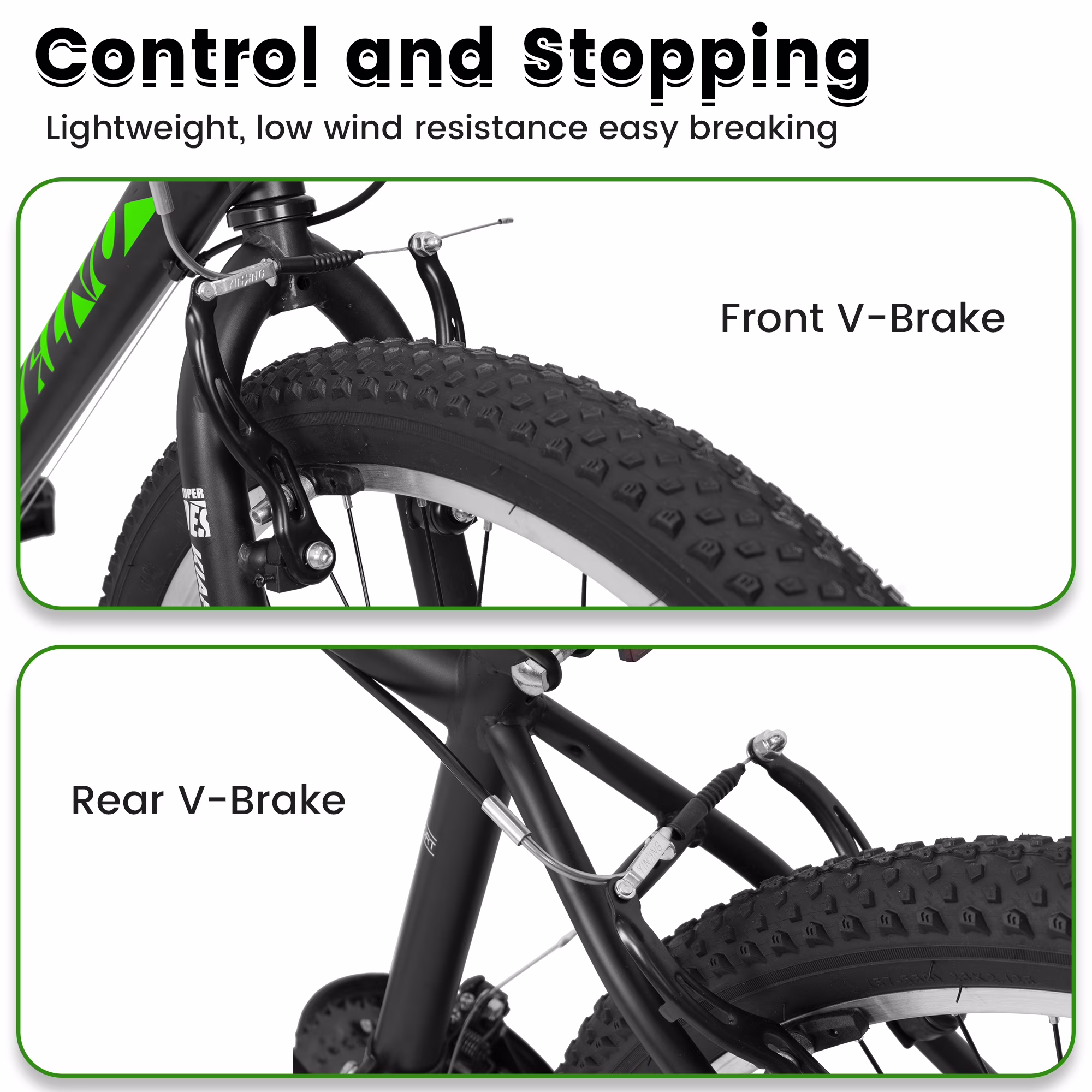Ecarpat Mountain Bike 26 Inch for Men Women, 21 Speeds High-Carbon Steel Frame, Classic Adult Teens Sport Bicycle, V Brakes Bicycle for Snow City Commuters and Short Trip - Image 5