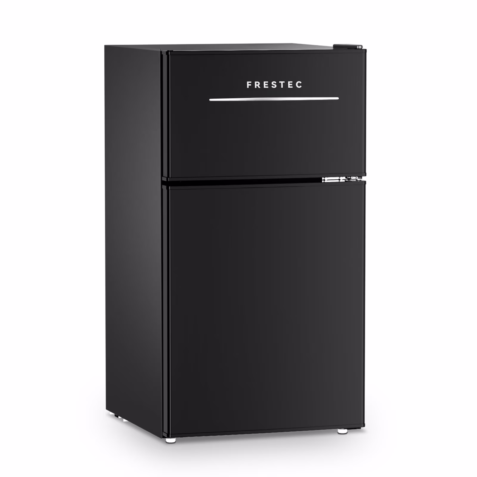 Frestec 3.2 Cu.Ft Compact Refrigerator, 2 Door, Black, Energy-Saving, Quiet, Mini Fridge