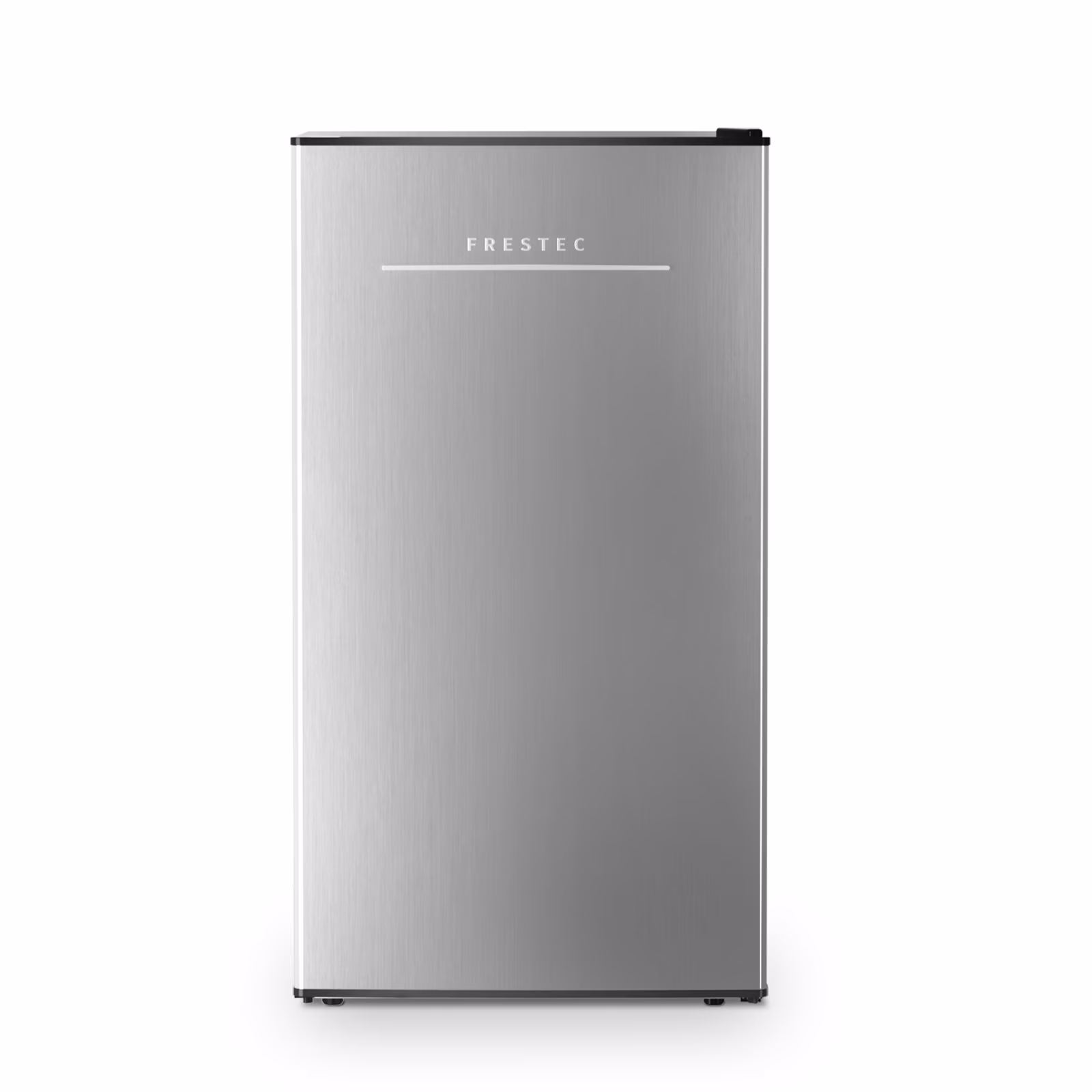 Frestec 3.2 Cu. Ft. Mini Fridge with Freezer, Compact Refrigerator for Bedroom, Dorm, and Office, Energy-Saving, Low-Noise, Adjustable Thermostat (Grey)