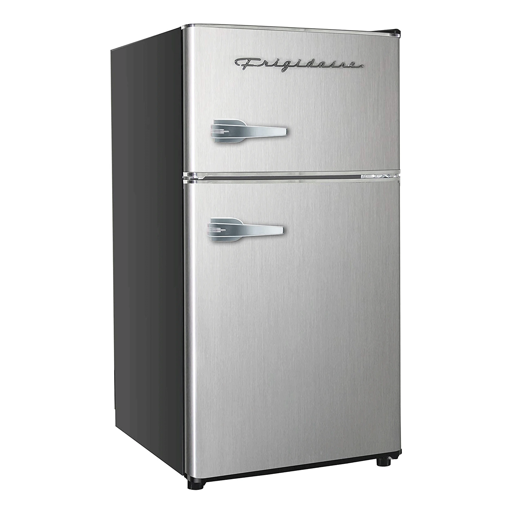 Frigidaire 3.1 Cu. ft. Retro Refrigerator with Freezer Compartment, 2-Door Compact Fridge, Platinum - Image 4