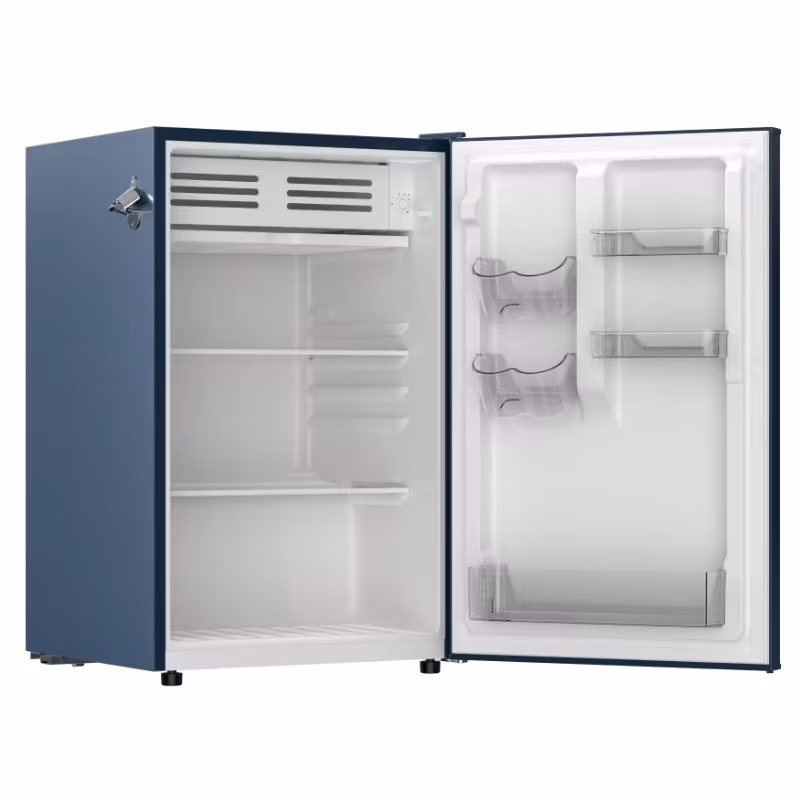 Frigidaire 4.5 Cu. ft. Compact Retro Fridge with Built-in Side Bottle Opener, Mini Fridge with Chiller Compartment, Azure - Image 3