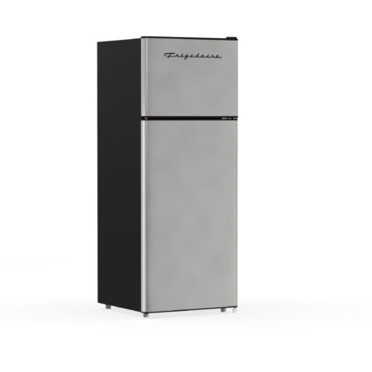 Frigidaire 7.5 Cu. ft. Retro Refrigerator, 21 in. Top-Freezer Fridge in Platinum, EFR749