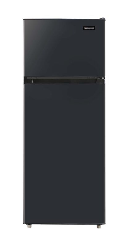 Frigidaire 7.5 Cu. ft Top Freezer Refrigerator, Compact Fridge for Apartment, Kitchen, Office, Garage, Black