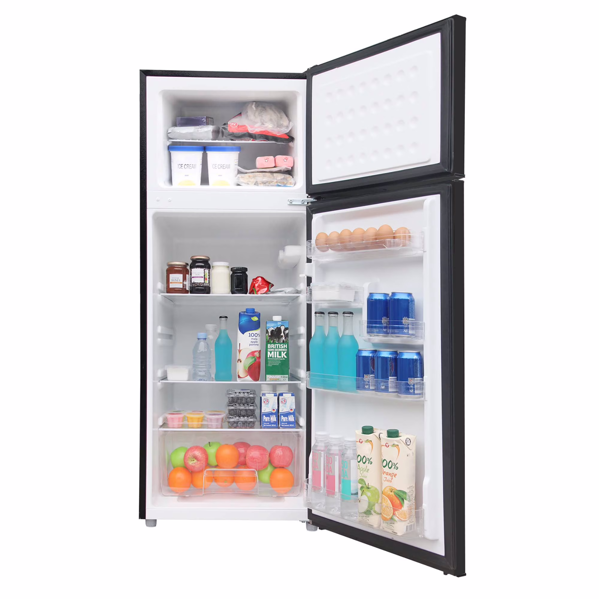 Frigidaire 7.5 Cu. ft Top Freezer Refrigerator, Compact Fridge for Apartment, Kitchen, Office, Garage, Black - Image 3