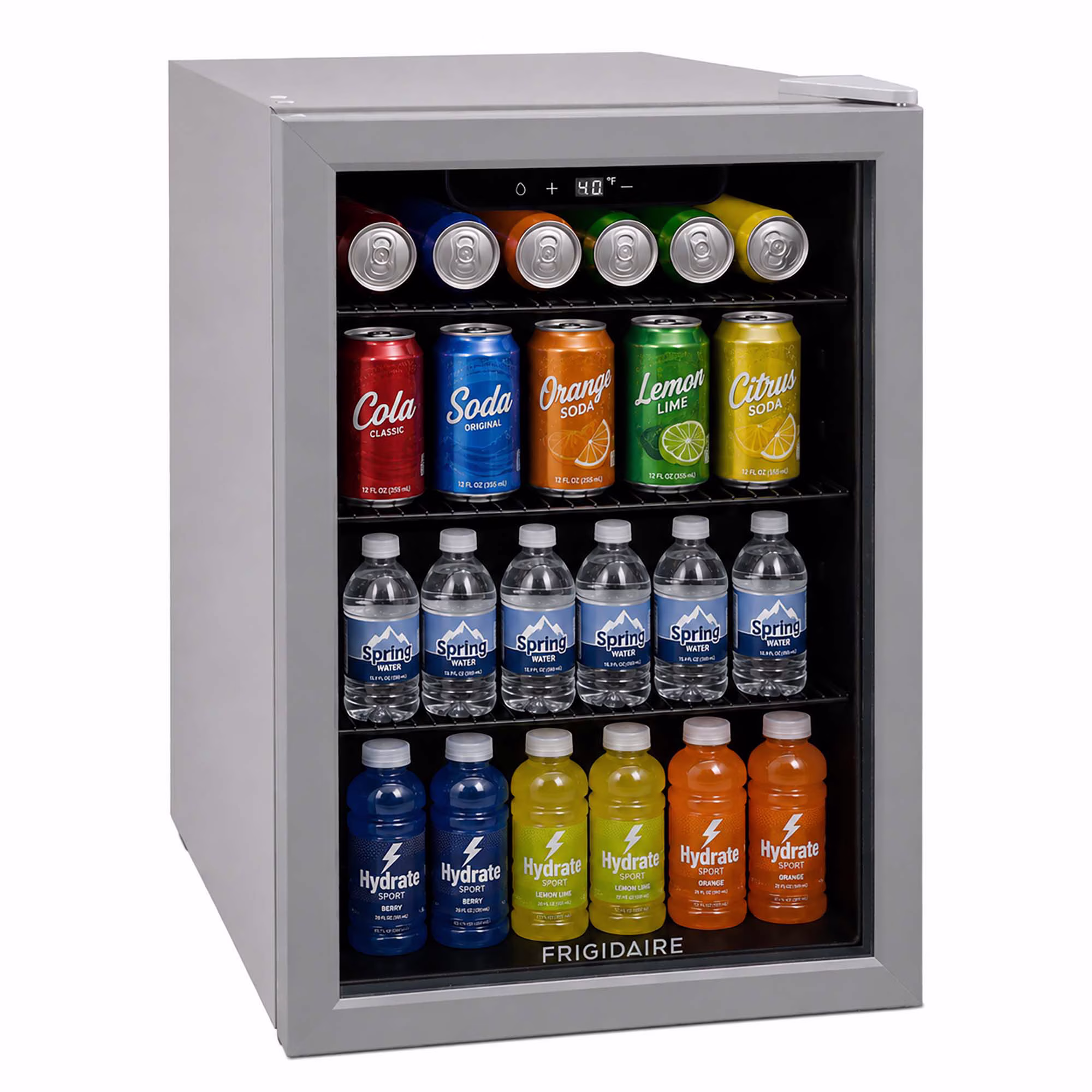 Frigidaire 88 Can or 25 Wine Bottle Beverage Center, 2.6 Cu. Ft. Refrigerator with Digital Control - Image 3