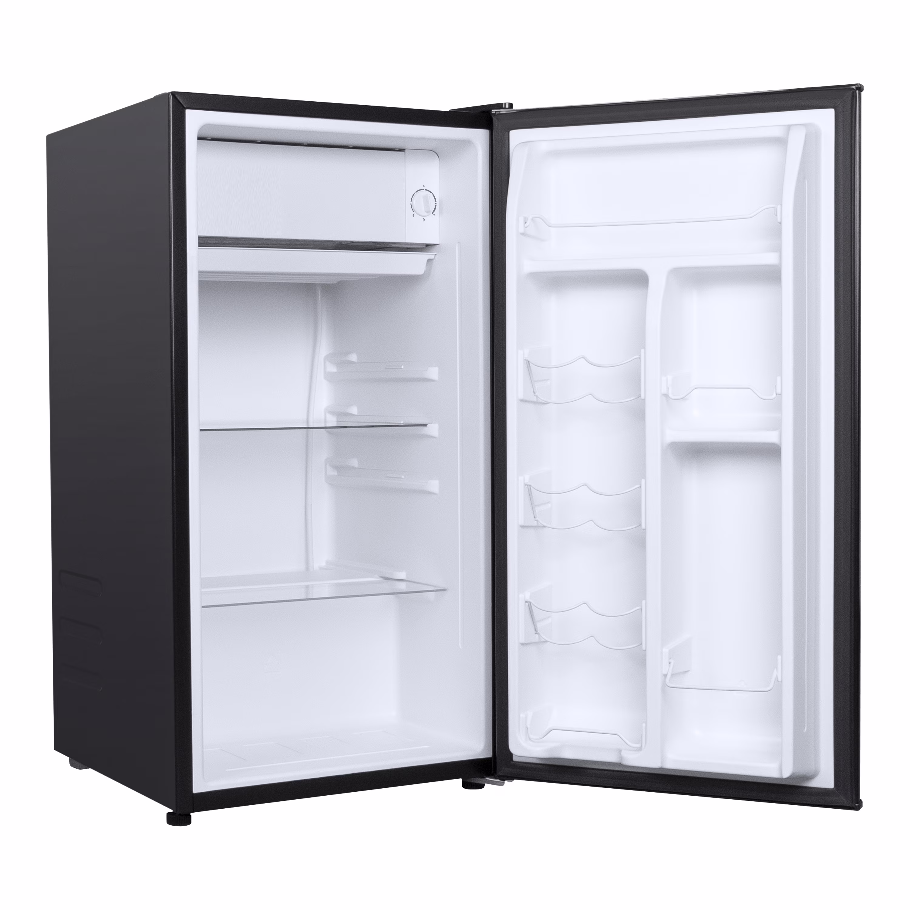 Galanz 3.3 Cu Ft Compact Refrigerator, Black One Door Mini Fridge, Energy Star for Apartment, Dorm, Office, Bedroom - Image 5