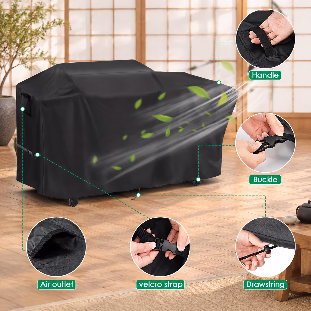 Grill Cover For Blackstone 22" Xl Griddle Pelletbo - Image 5