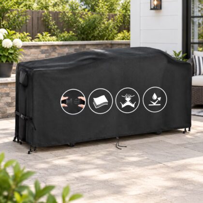 Grill Cover For Blackstone Bronco 28" XL Griddle, 86" L x 25" W x 35" H