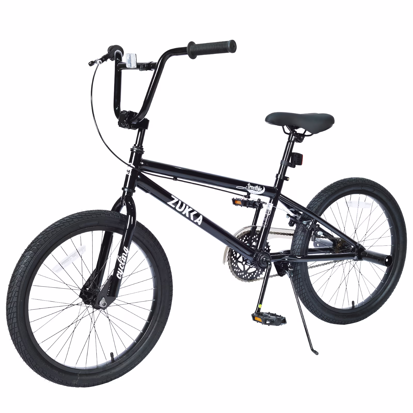 Harmie 20 Inch BMX Bike Adult Bicycle Carbon Steel Frame Single Speed Caliper Brakes City Commuter Outdoor Fitness Bike Black - Image 4