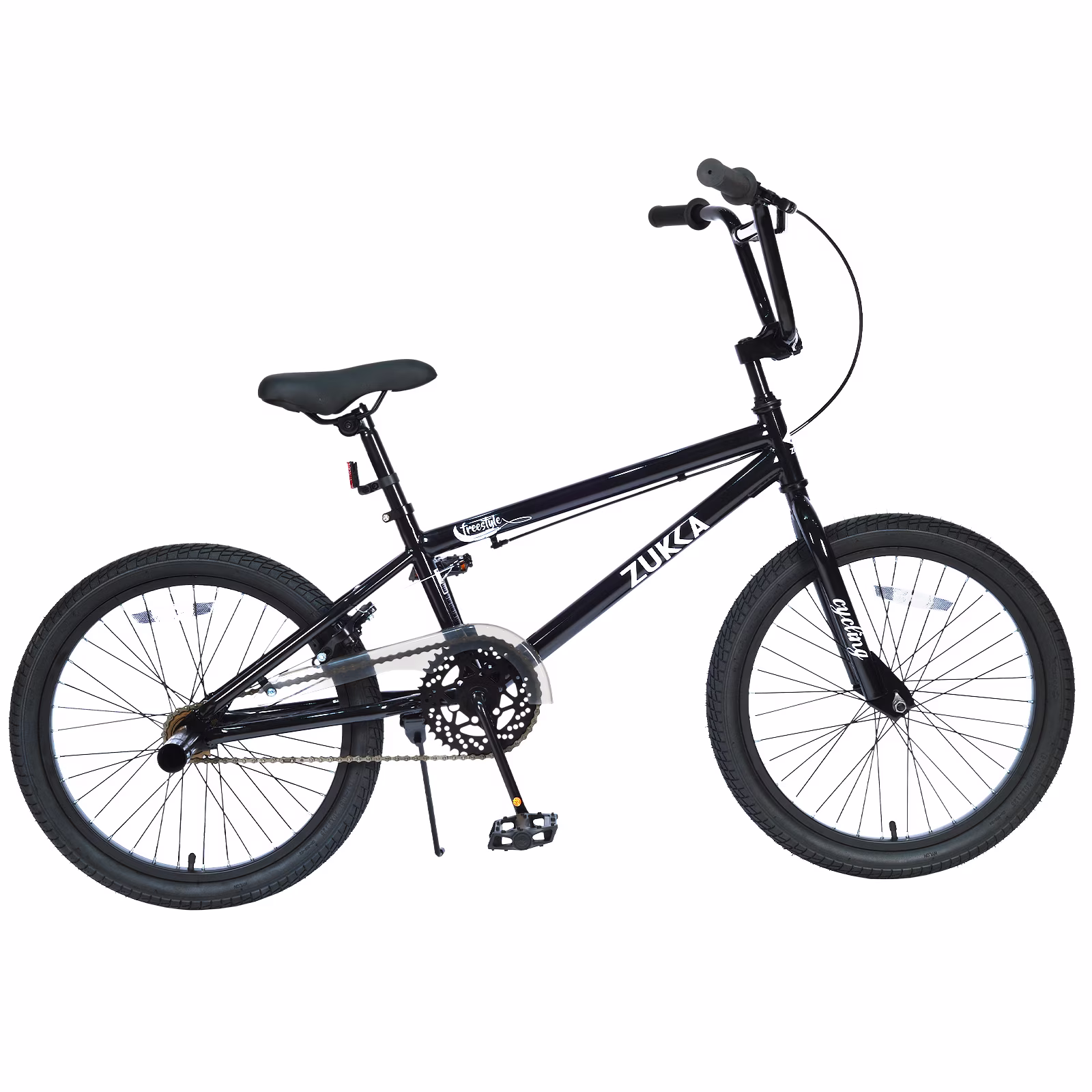 Harmie 20 Inch BMX Bike Adult Bicycle Carbon Steel Frame Single Speed Caliper Brakes City Commuter Outdoor Fitness Bike Black
