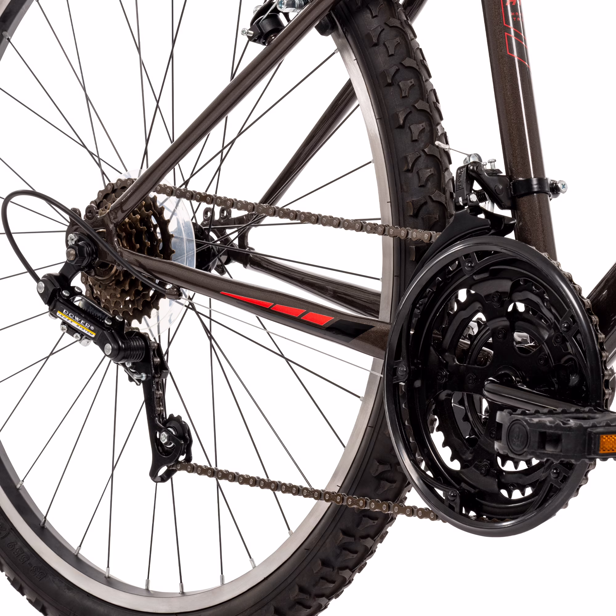 Huffy 26" North Peak Mountain Bike, Fits Riders 5'0"+, Charcoal Gray, Adult, Men's - Image 2