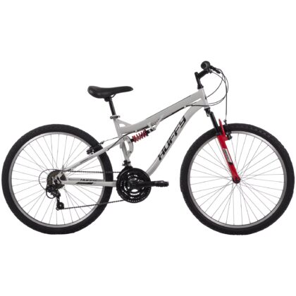 Huffy 26" Stone Mountain Bike, Fits Riders 60"+, Cloudy Gray Gloss, Adults, Men