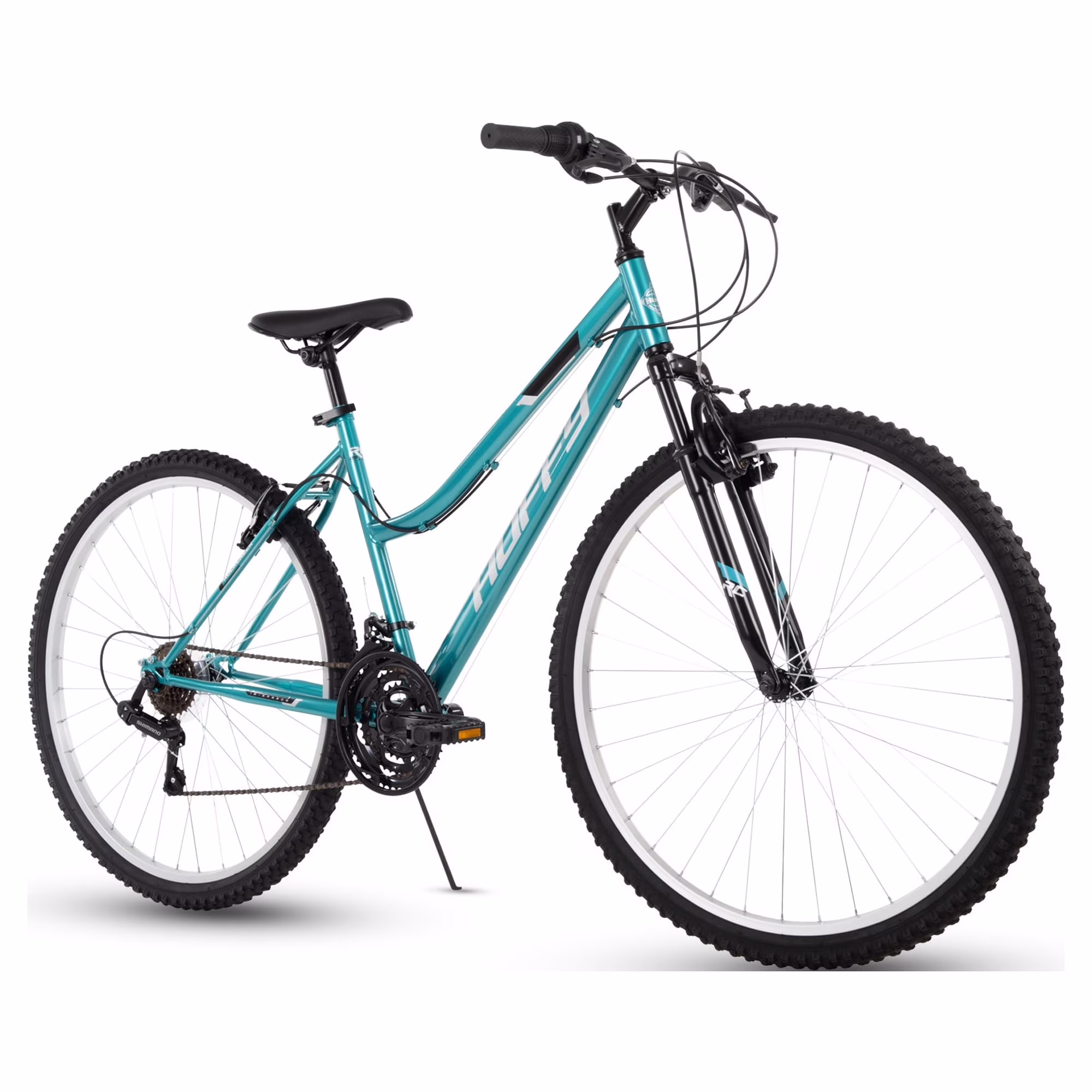 Huffy 29" Rock Creek Mountain Bike, Fits Riders 60"+, Teal, Adult, Women's - Image 2