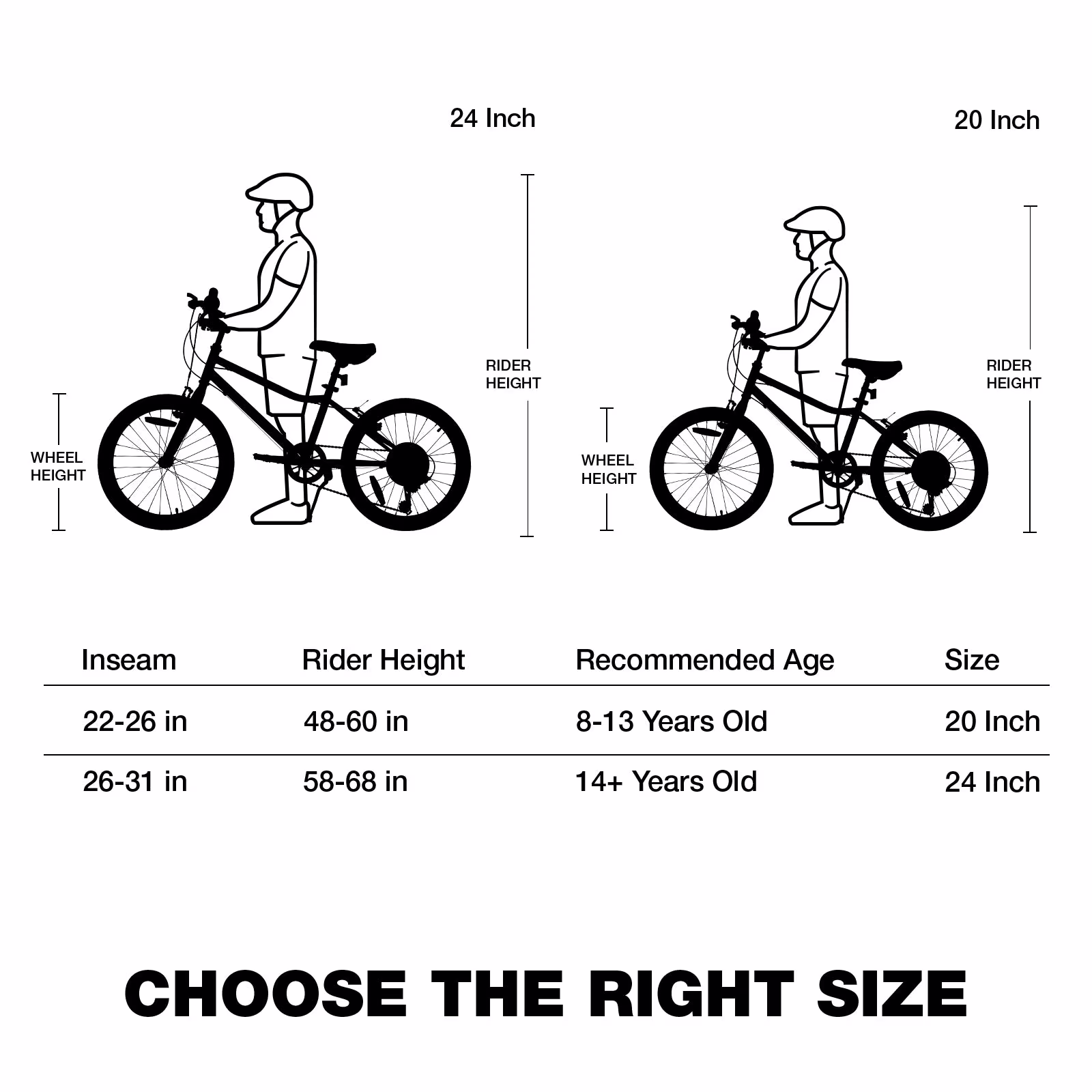 Hykolity 20 Inch Kids Mountain Bike Boys Girls 7 Speeds Youth Bicycle For Ages 8-13 Children MTB All-Terrain Tires Front And Rear V-Brakes Drivetrain, Black Red - Image 2