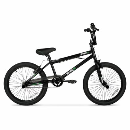 Hyper Bicycles 20" Boy's Spinner BMX Bike, Children Ages 8-13, Matte Black