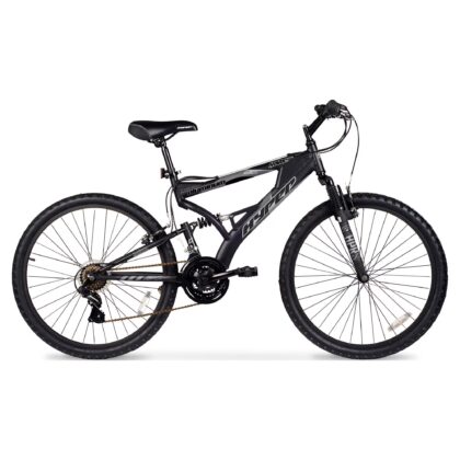 Hyper Bicycles 26" Havoc Mountain Bike, Adults Ages 13+, Black