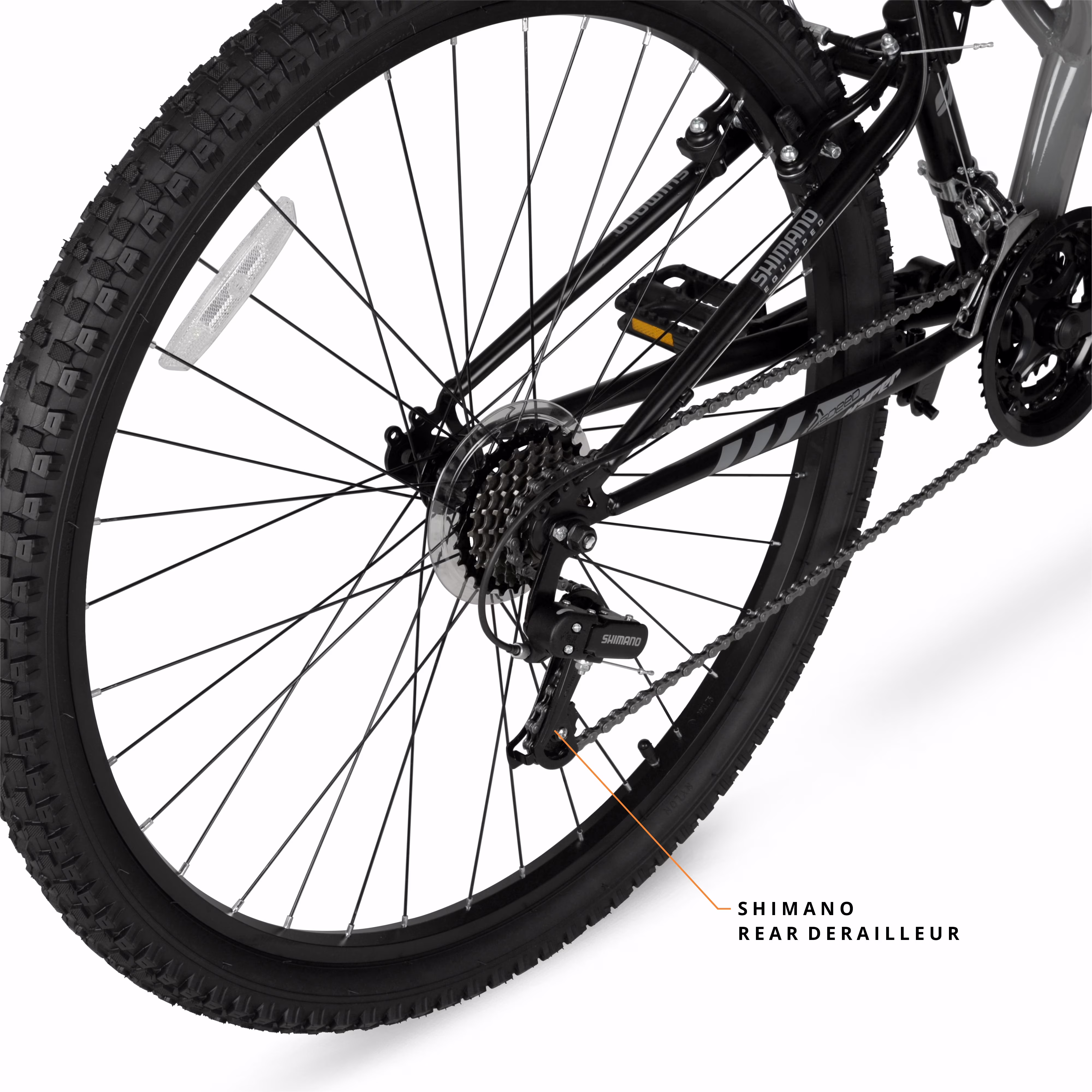 Hyper Bicycles 29" Men's Havoc Mountain Bike, Adult Ages 14+, Gray - Image 3