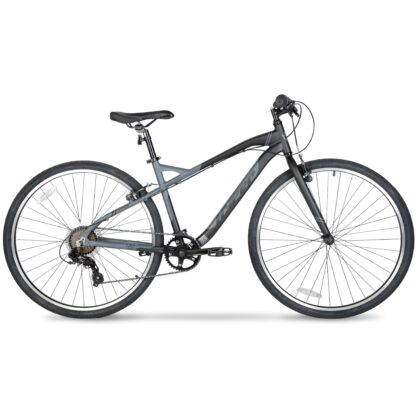 Hyper Bicycles 700c Urban Hybrid Bike, Adults Ages 14+, Gray