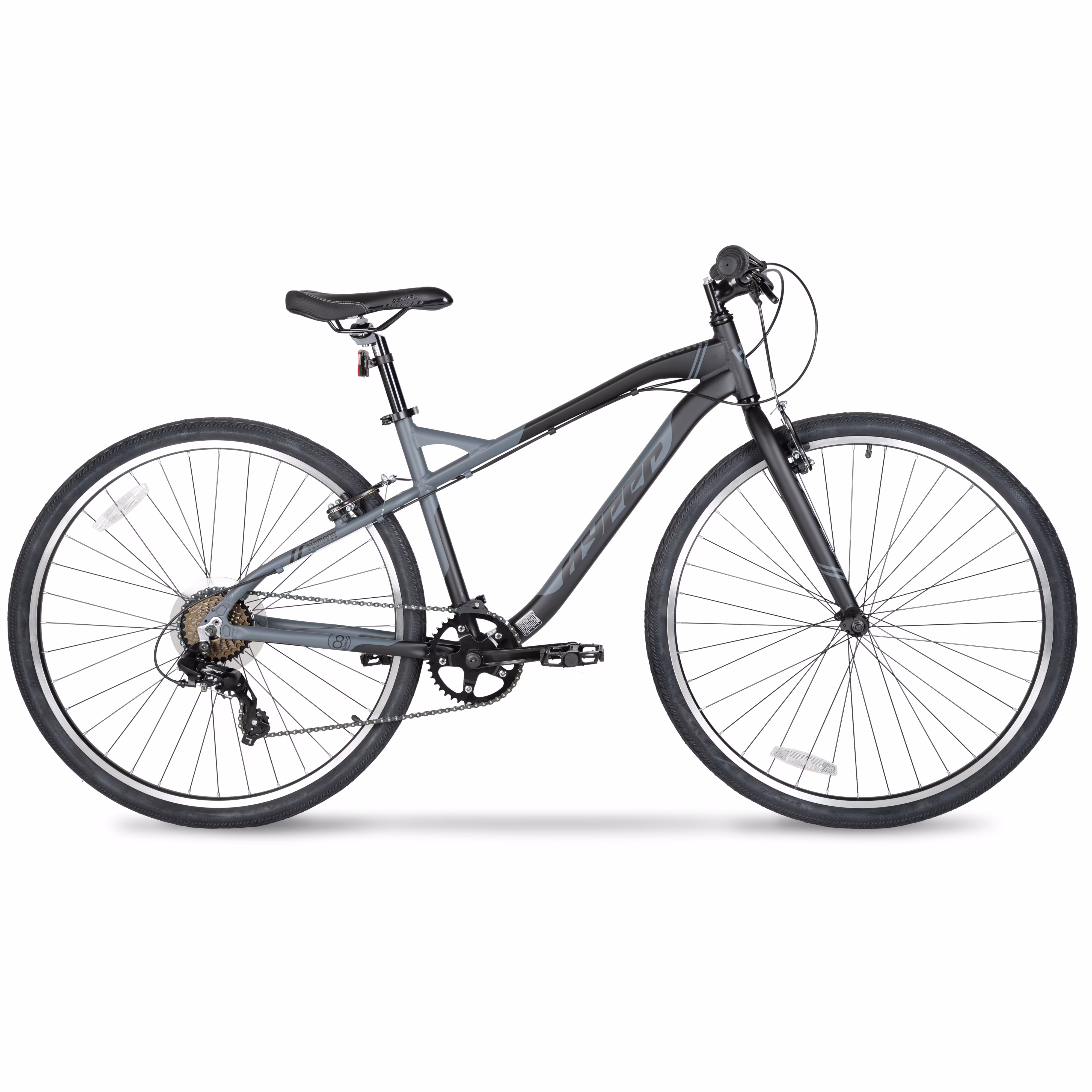 Hyper Bicycles 700c Urban Hybrid Bike, Adults Ages 14+, Gray