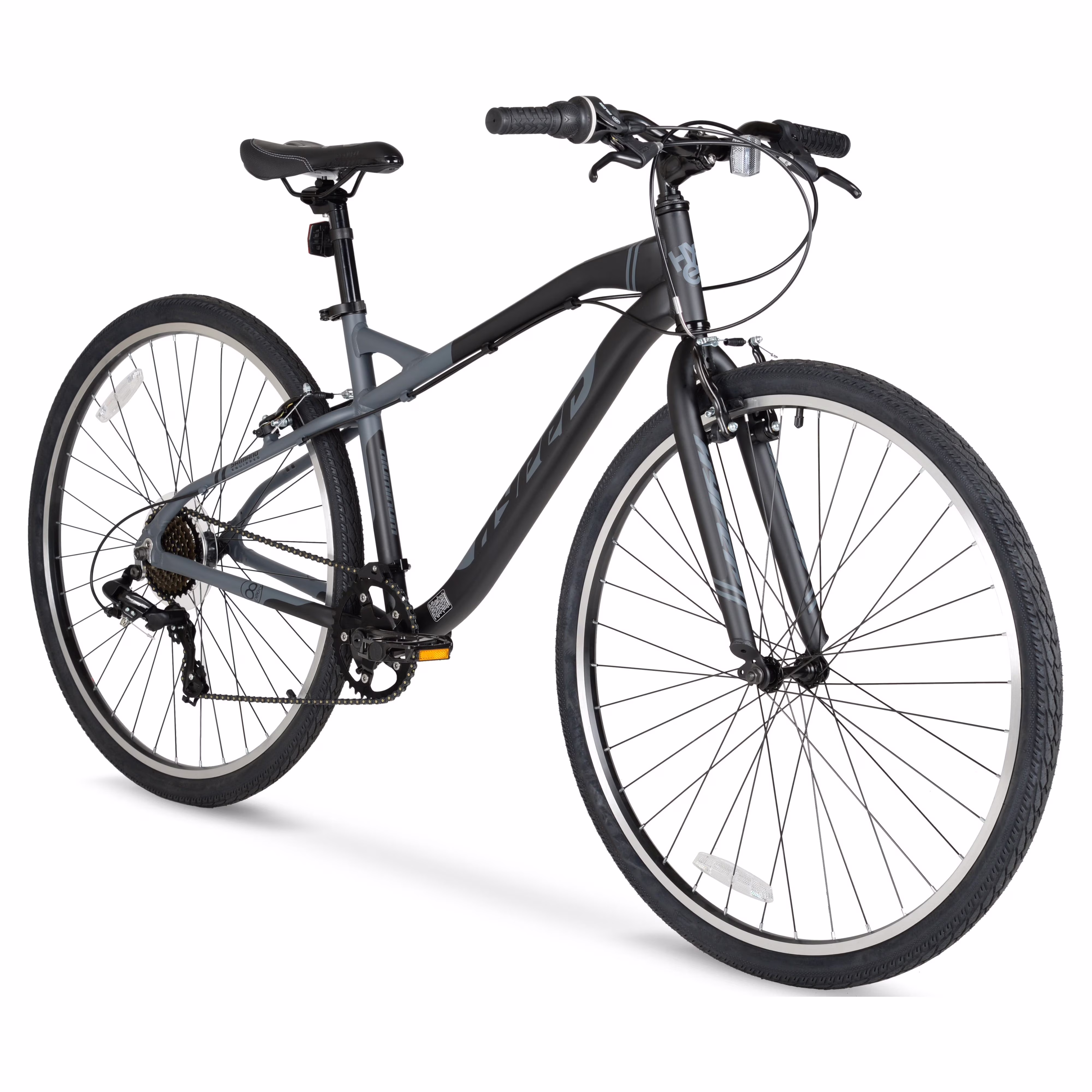 Hyper Bicycles 700c Urban Hybrid Bike, Adults Ages 14+, Gray - Image 3