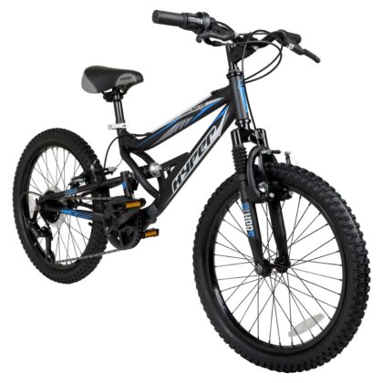 Hyper Bicycles Shocker Mountain Bike, 20" Wheels, Kids Age Group 8-13 Years, Black, Child