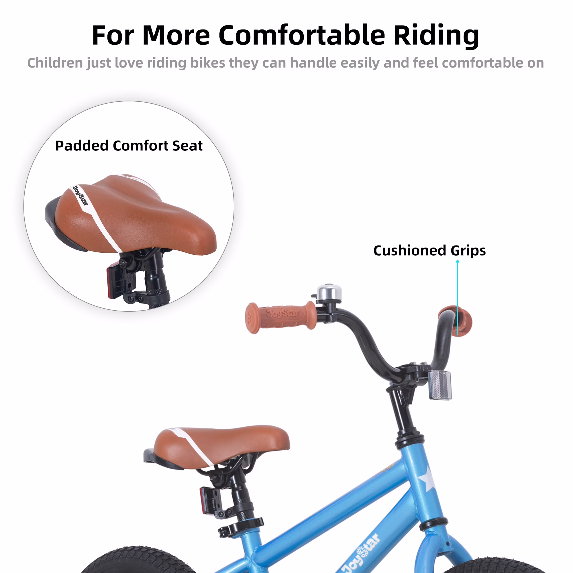 JOYSTAR Kids Bike for Ages 2-12 Years Old Boys Girls, 12-20 Inch BMX Style Kid's Bikes, Multiple Colors - Image 2