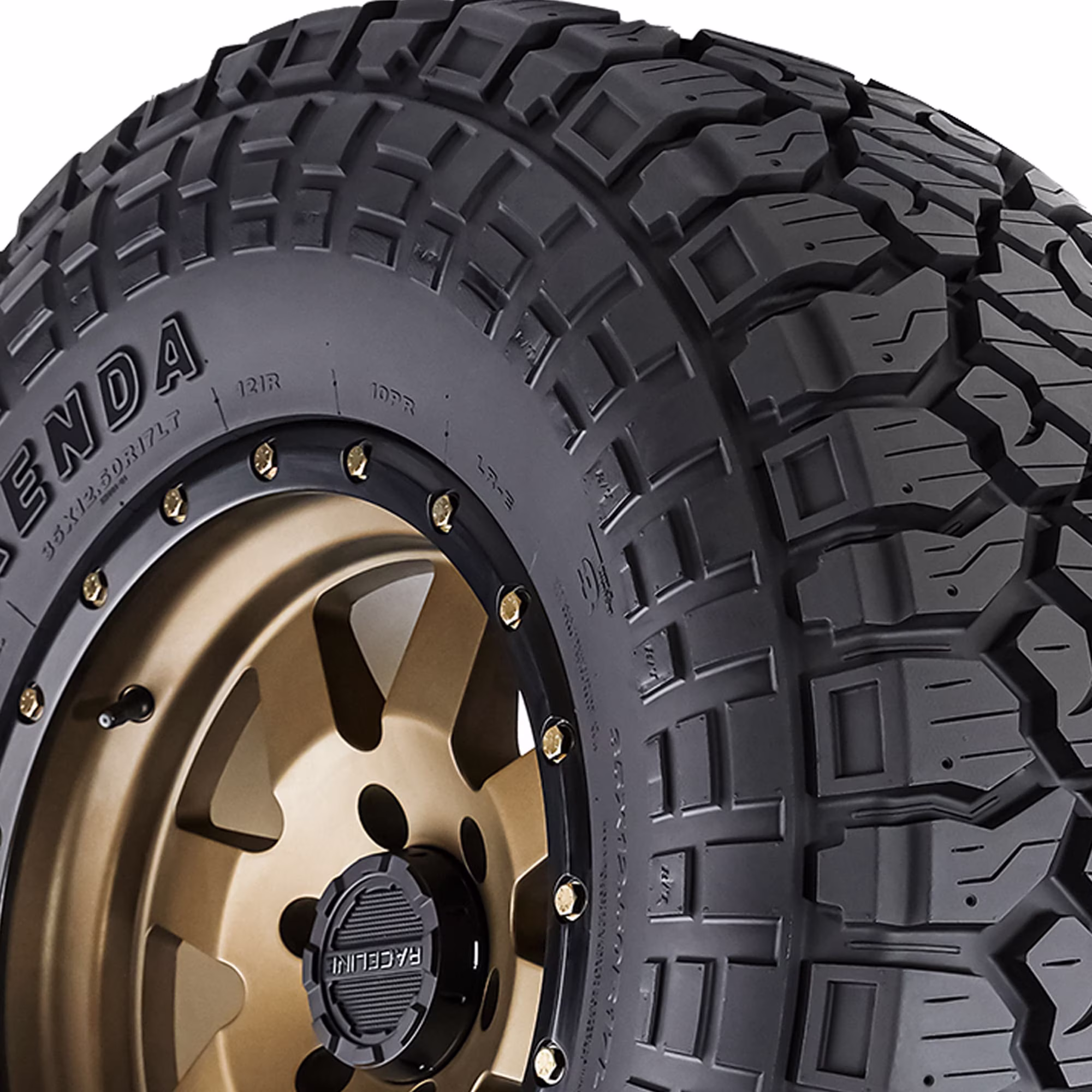 Kenda Klever R/T KR601 Rugged Terrain LT35X10.50R17 121R D Light Truck Tire - Image 3