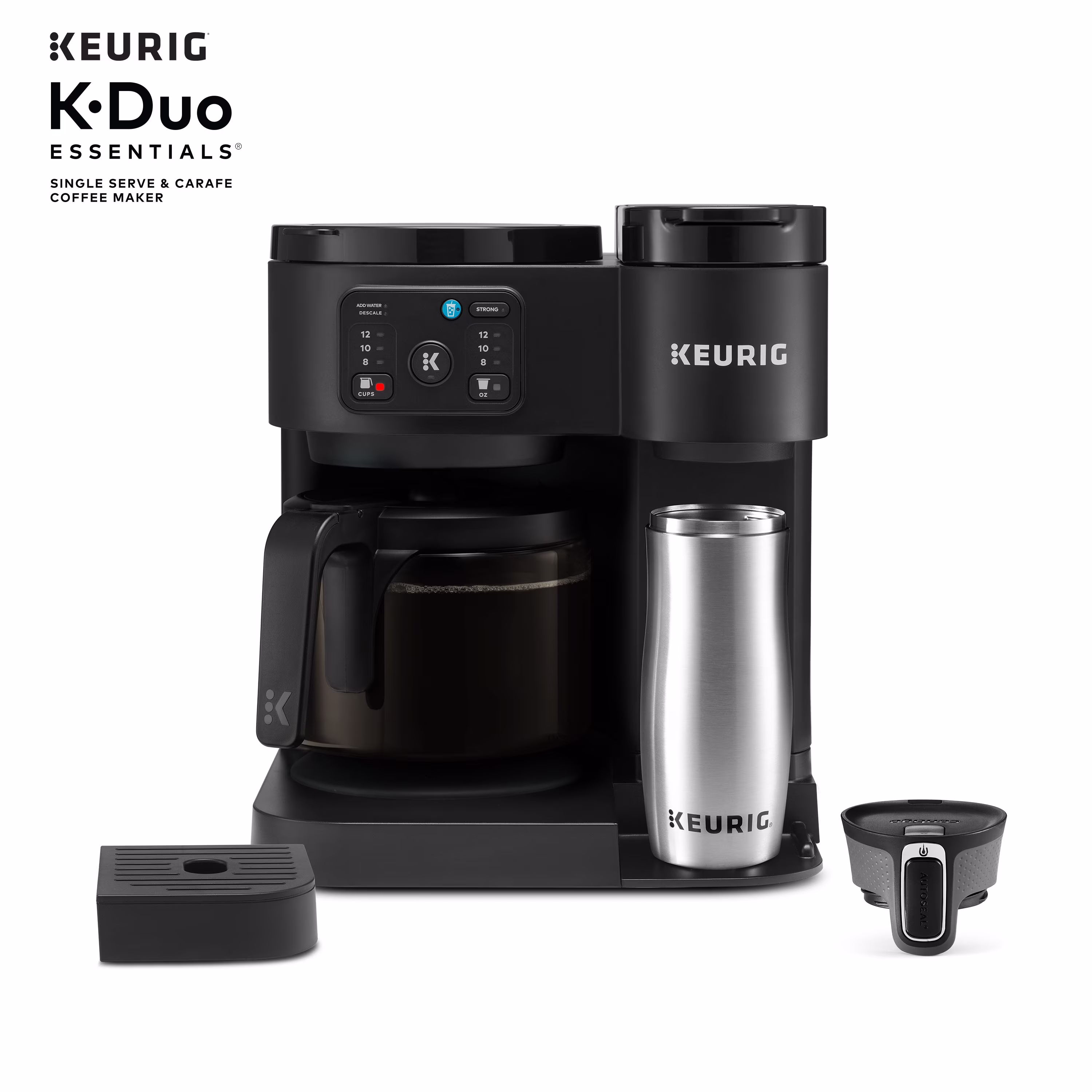 Keurig K-Duo Essentials Hot & Iced Single Serve K-Cup Pod & Carafe Coffee Maker, Gen 2 - Image 2