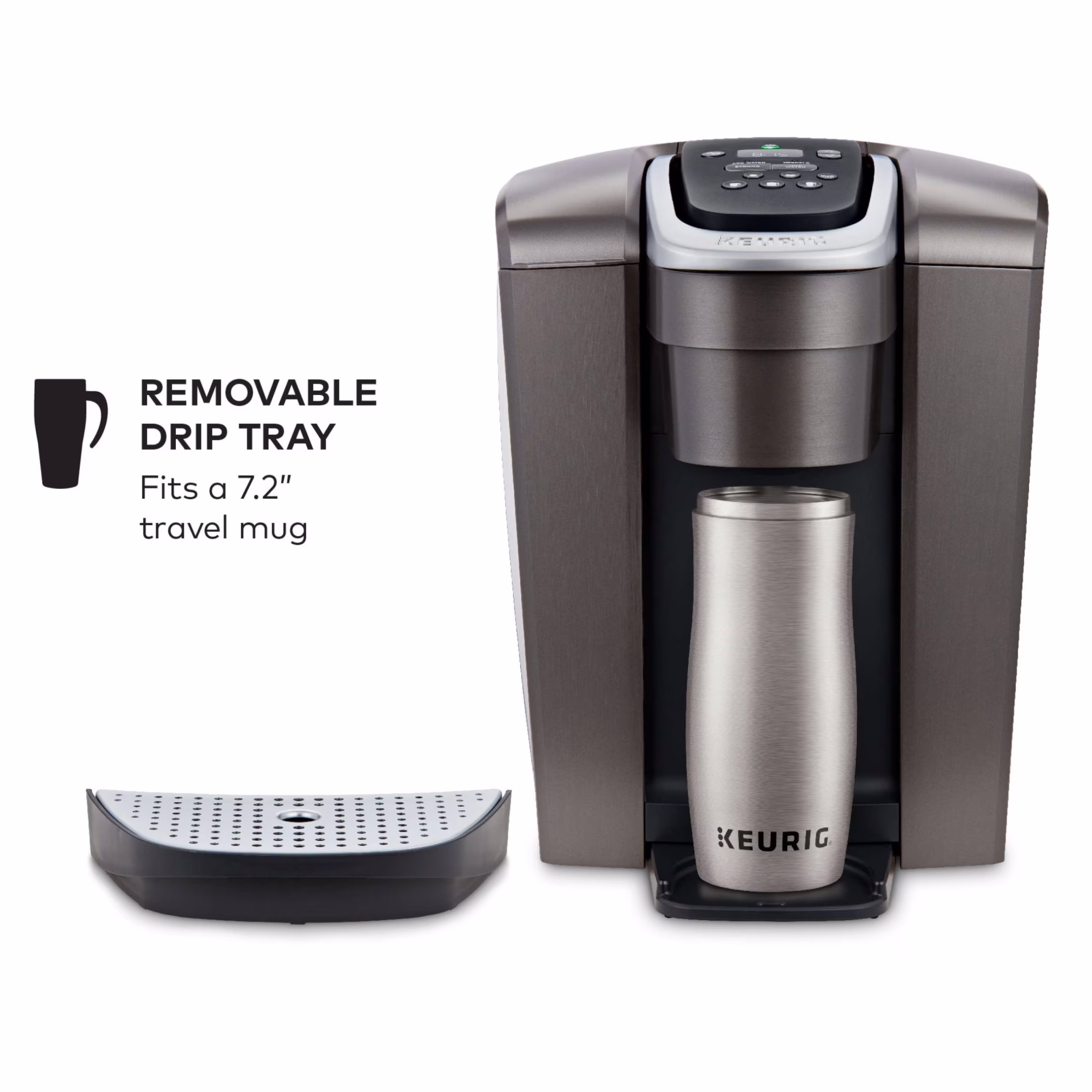 Keurig K-Elite Single-Serve K-Cup Pod Coffee Maker, Brushed Slate - Image 4