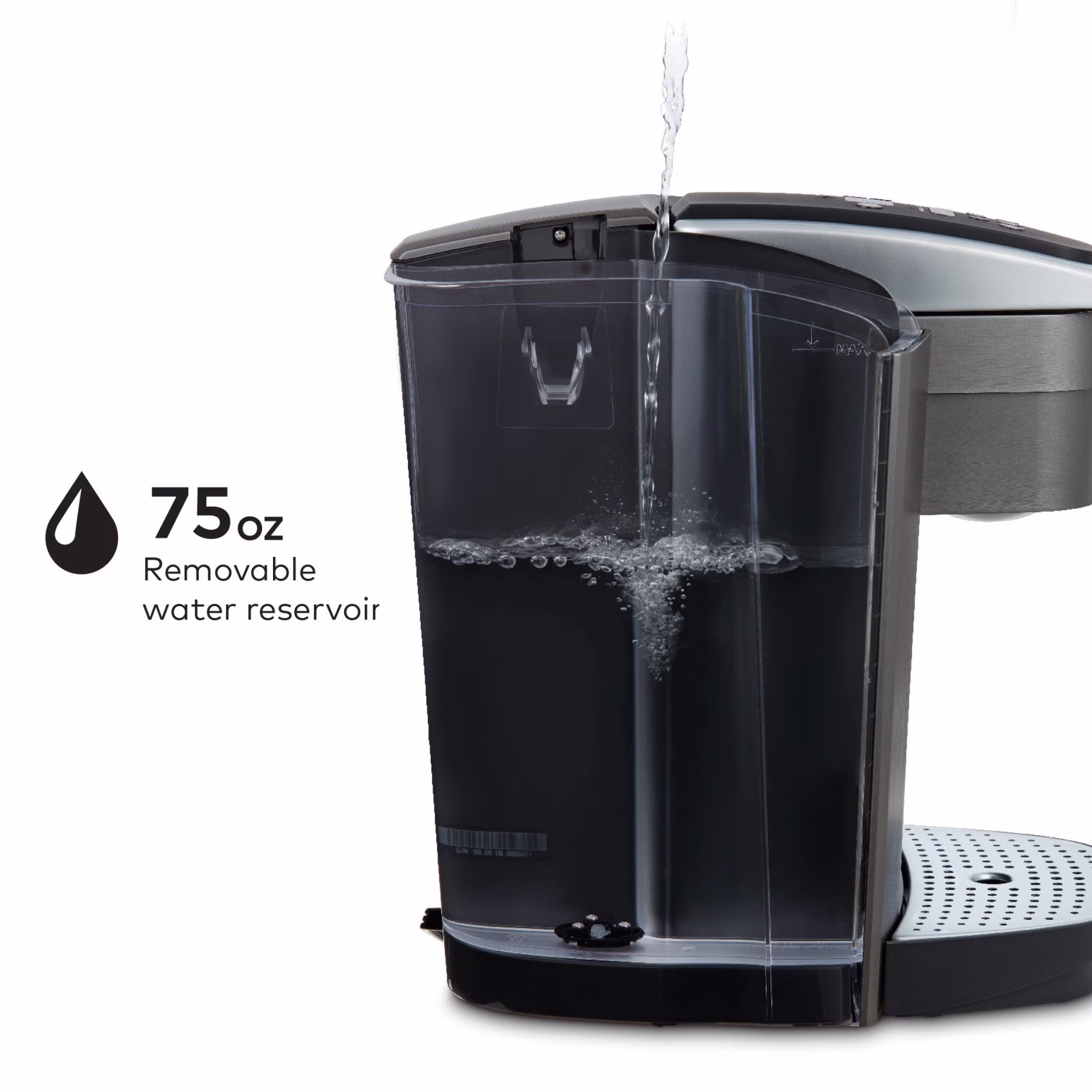 Keurig K-Elite Single-Serve K-Cup Pod Coffee Maker, Brushed Slate - Image 3