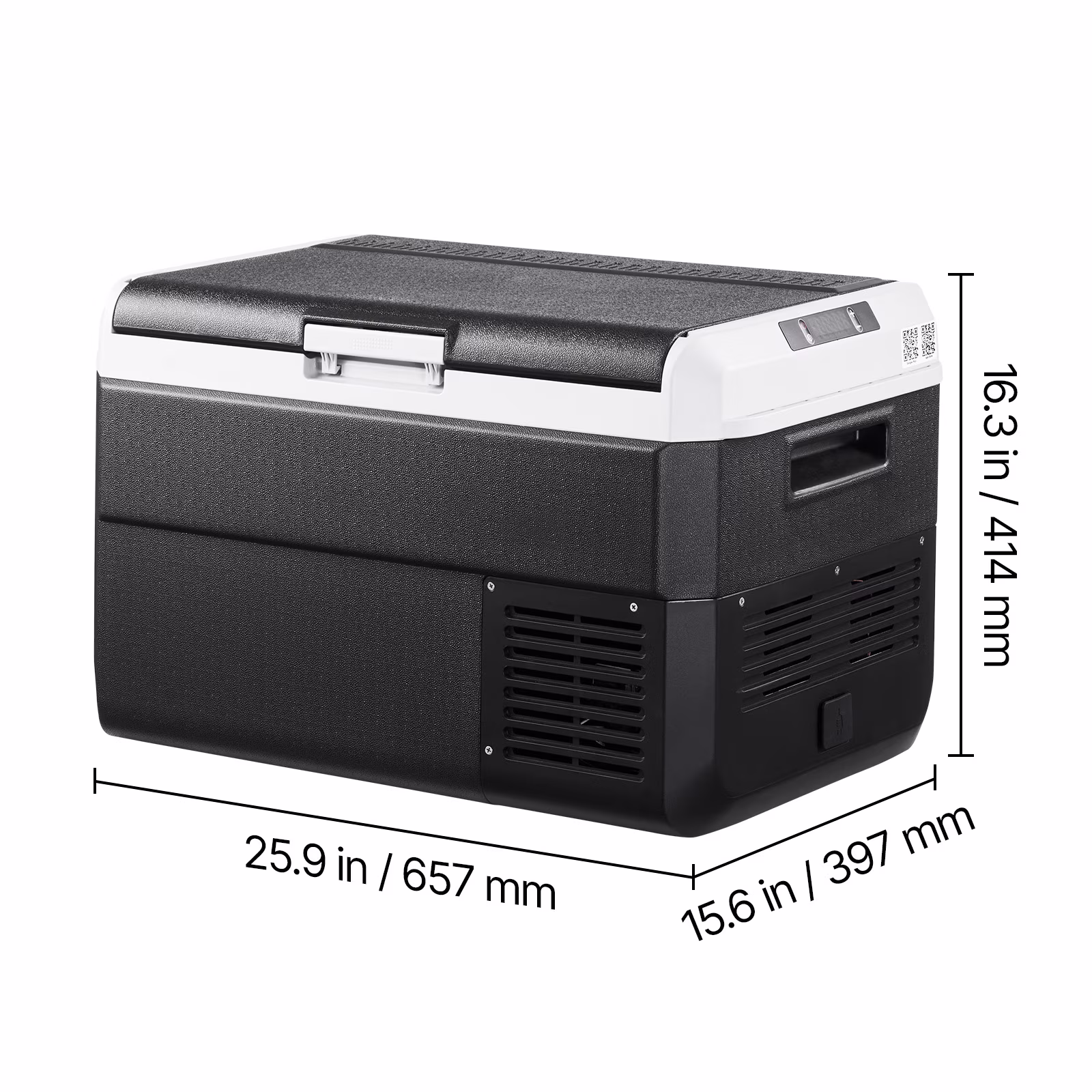 KFFKFF 12 Volt Car Refrigerator, 42.3QT/40L Portable Fridge,Car Freezer Compressor Cooler -4℉~68℉,Freezer Fridge Cooler for RV,Camping - Image 3