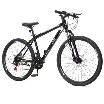 Ktaxon 26 inch Mountain Bike for Adult, 21 Speed Fits Riders 5'0"+, Adult Ages 14+, Mens Bike, Unisex, Black