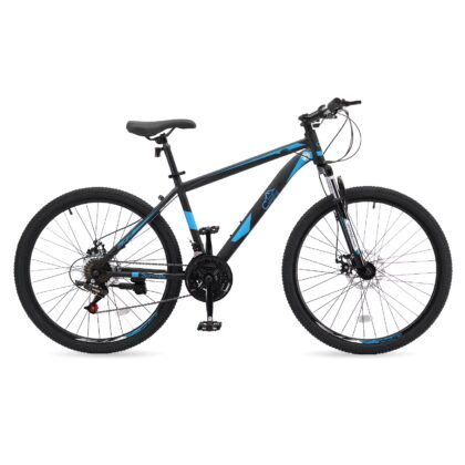 Ktaxon 26" Mountain Bike 21 Speed for Men and Women, Disc brakes, Front Suspension, Blue