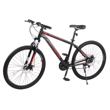 Ktaxon 27.5" Mountain Bike 21 Speed for Men and Women, Black, Red