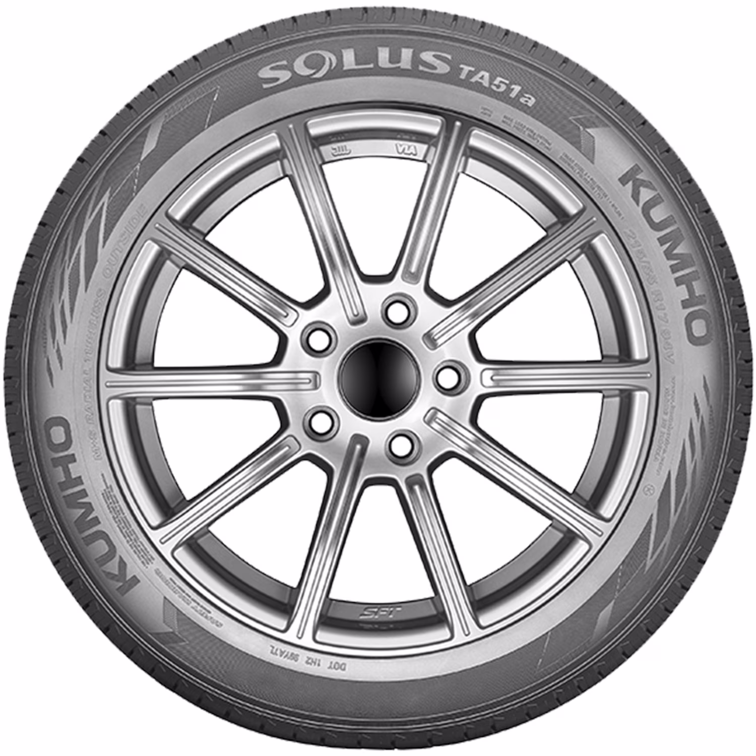 Kumho Solus TA51a All Season 225/45R17 94V XL Passenger Tire - Image 3