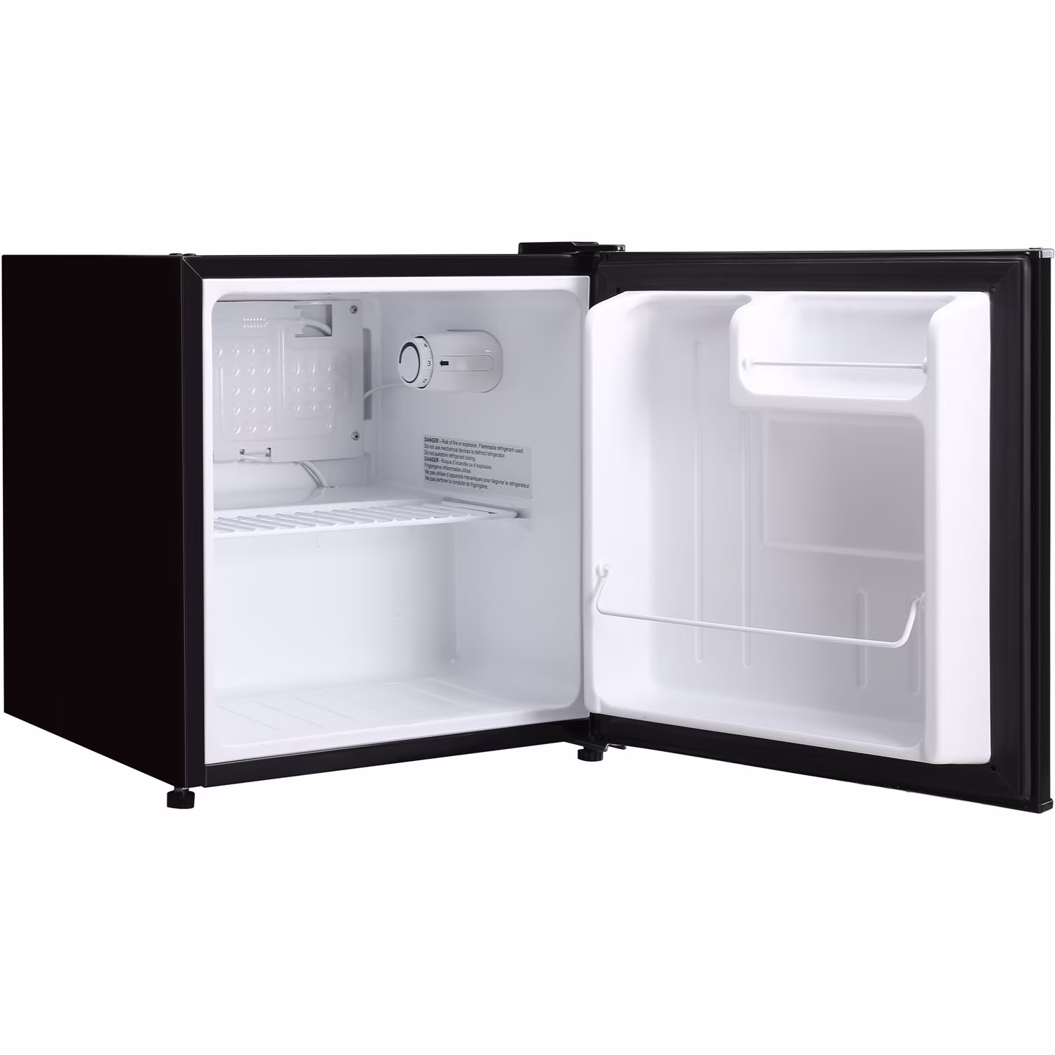 Magic Chef 1.7 Cu ft One-Door No Freezer Mini Fridge, Black, E-Star - Image 4