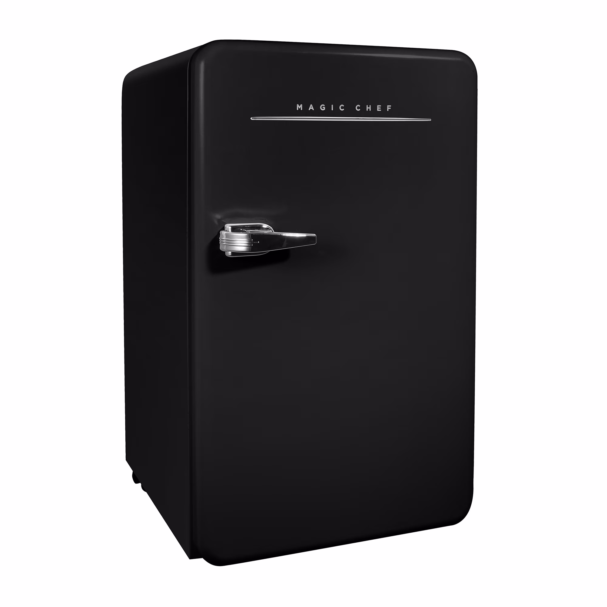 Magic Chef 3.2 cu. ft. Retro Mini Refrigerator in Black without Freezer in Black - Image 2