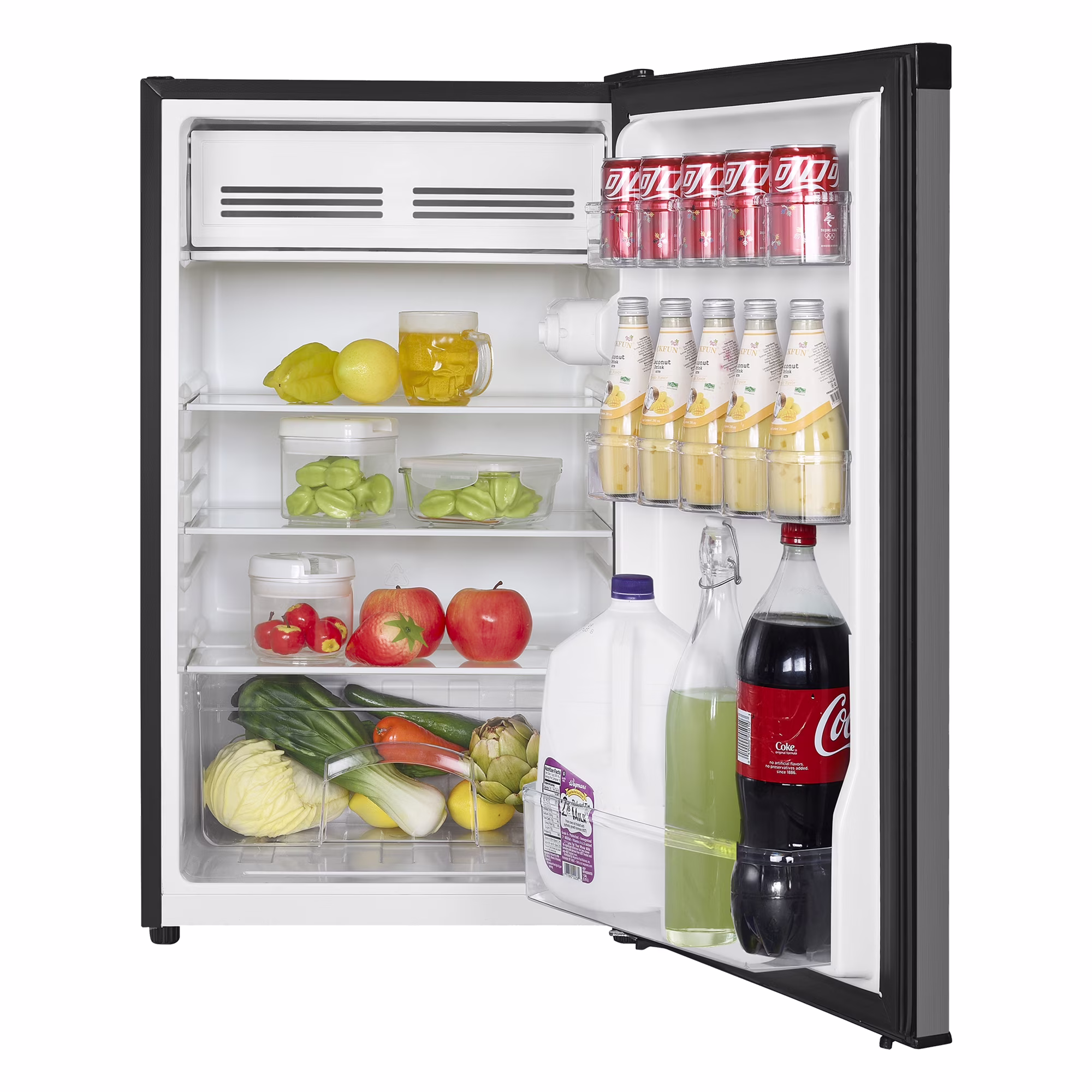 Magic Chef 4.4 cu. ft. Compact Refrigerator in Stainless look - Image 3
