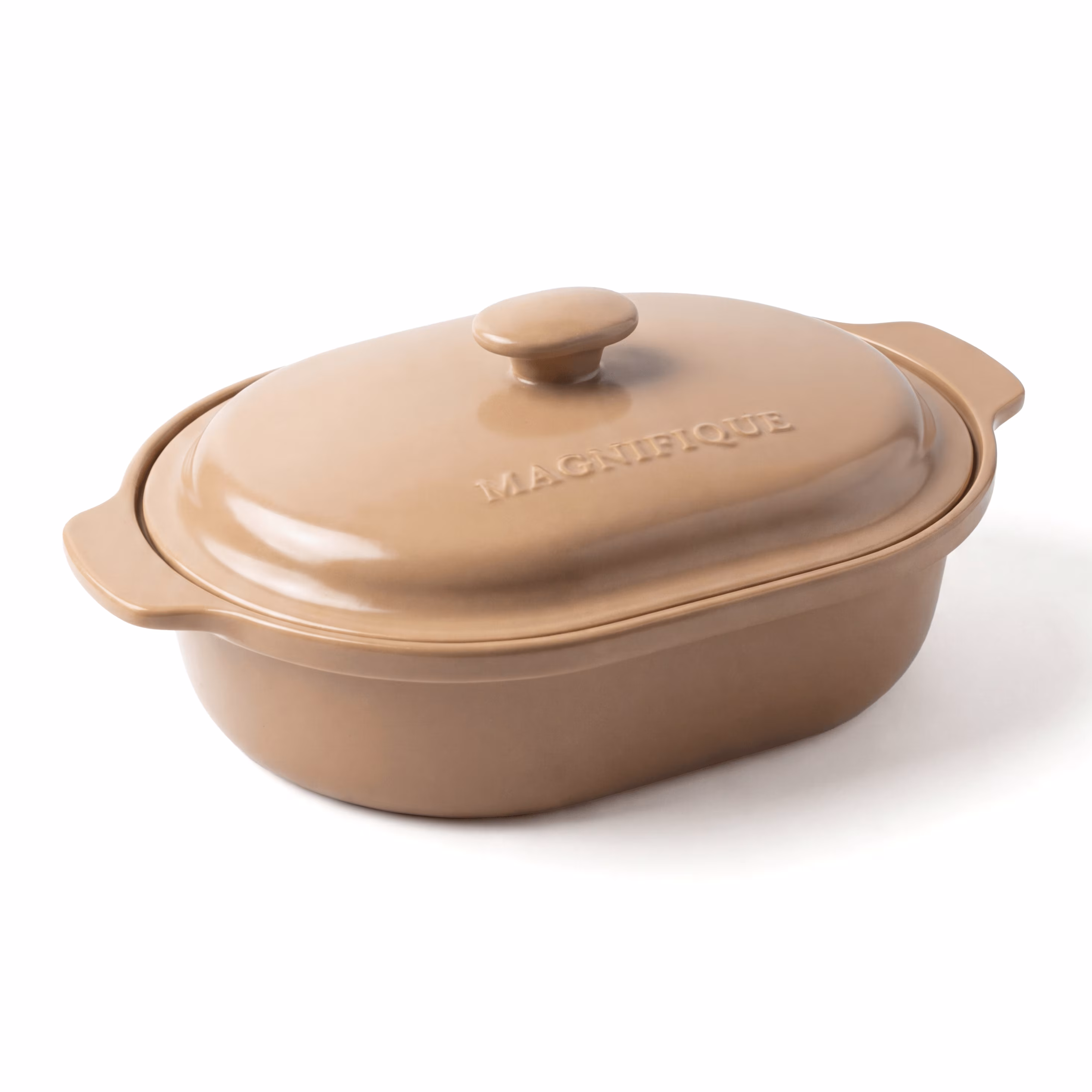 MAGNIFIQUE Programmable Claypot Oven Multi-Cooker 4 Qt with Wooden Spatula, Multi-Functional Slow Cook, Braise, Sear, Pasta Cooking for Small Kitchens - Image 4