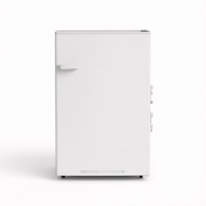 Modern Mini Cooler Compact Mini Fridge Space-Saving Single-Door Refrigerator with Freezer, 2.5 Cu.Ft, White