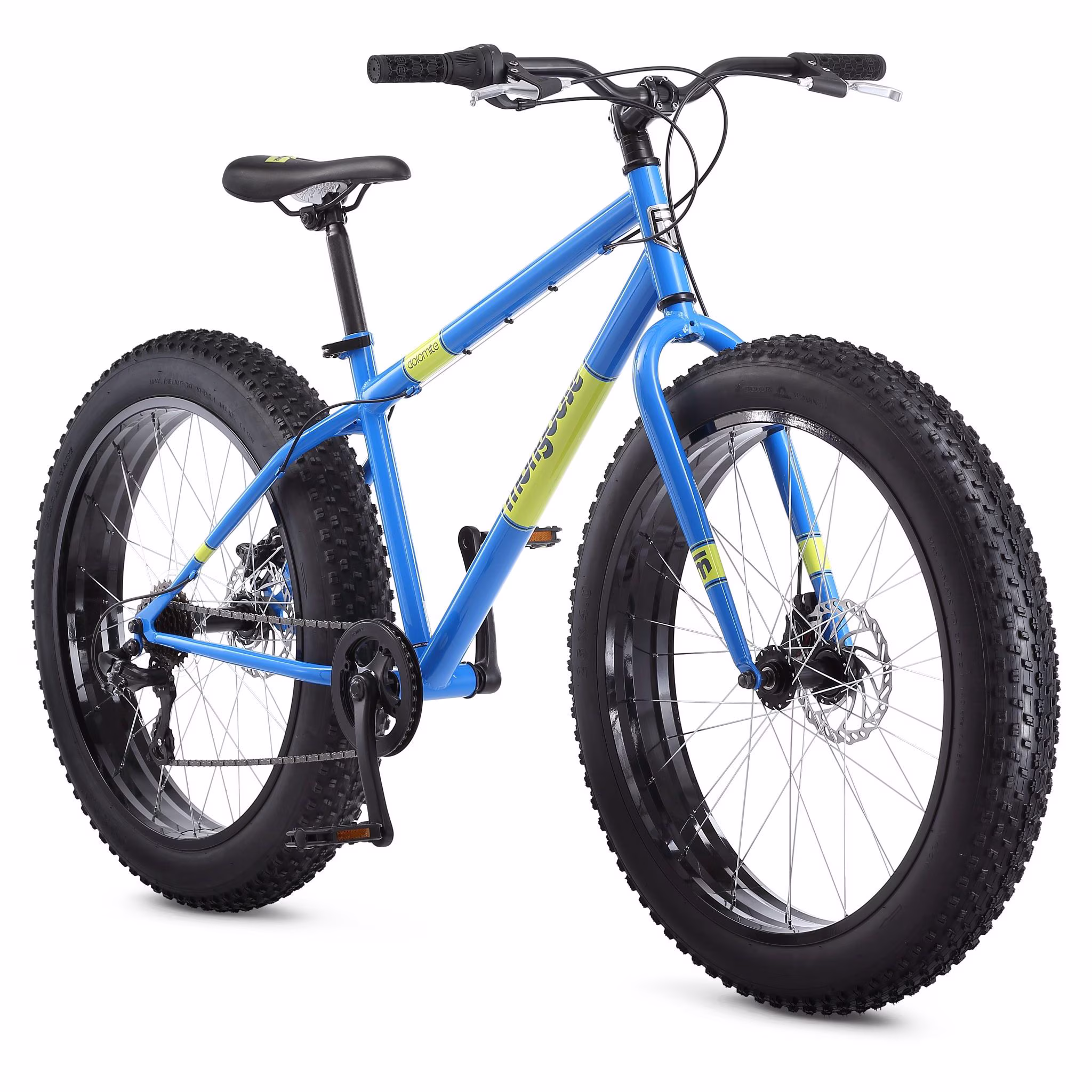 Mongoose Dolomite Adult Fat Tire Mountain Bike, 26-Inch Wheels, Light Blue - Image 5