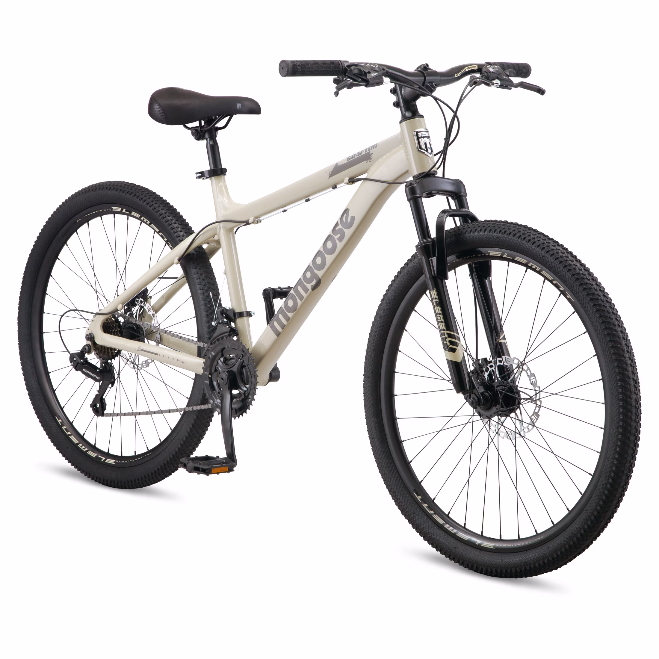 Mongoose Grafton Mountain Bike, 26 Inch Wheel, 21 Speeds, Tan - Image 5