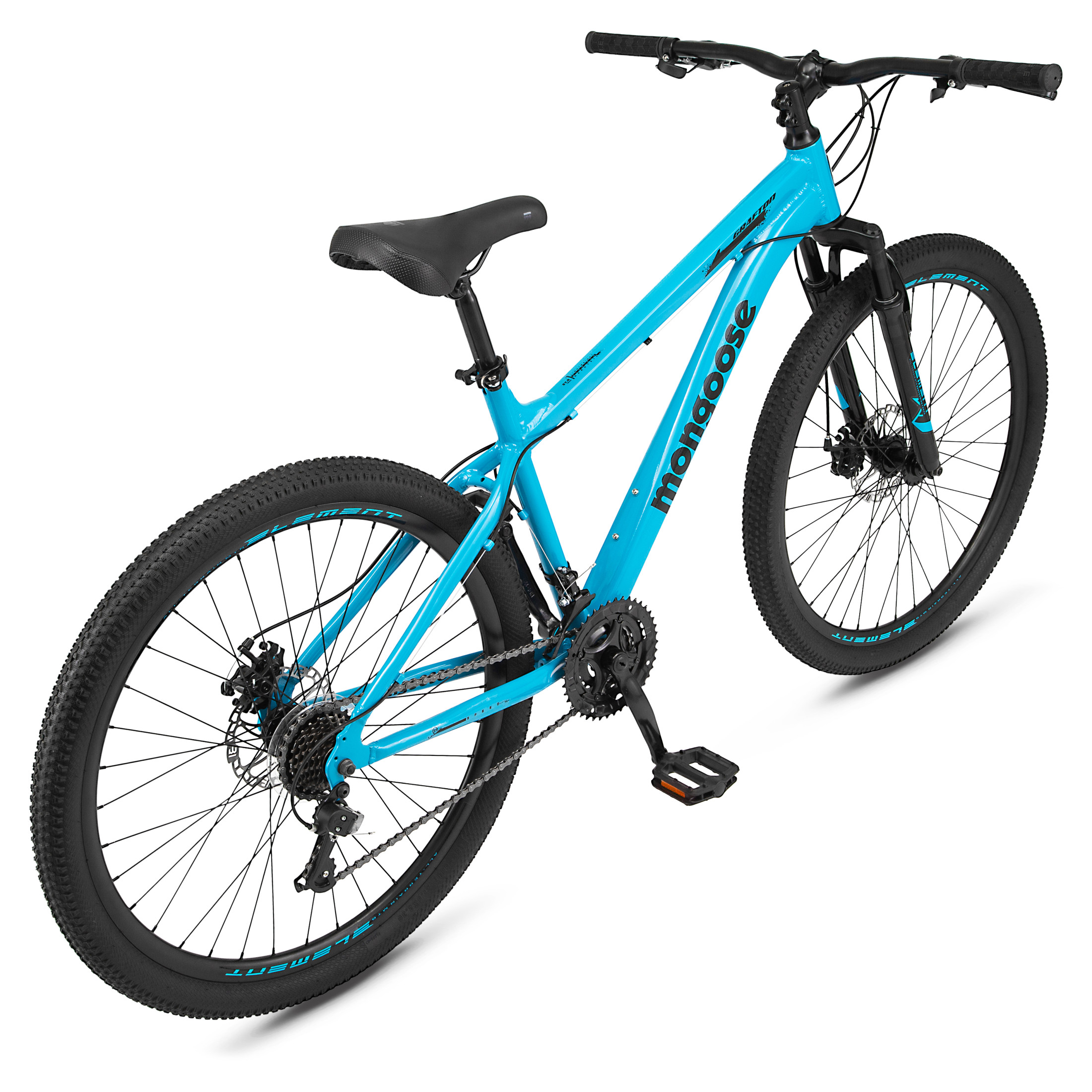 Mongoose Grafton Mountain Bike, 27.5-Inch Wheel, 21 Speed, Blue - Image 2