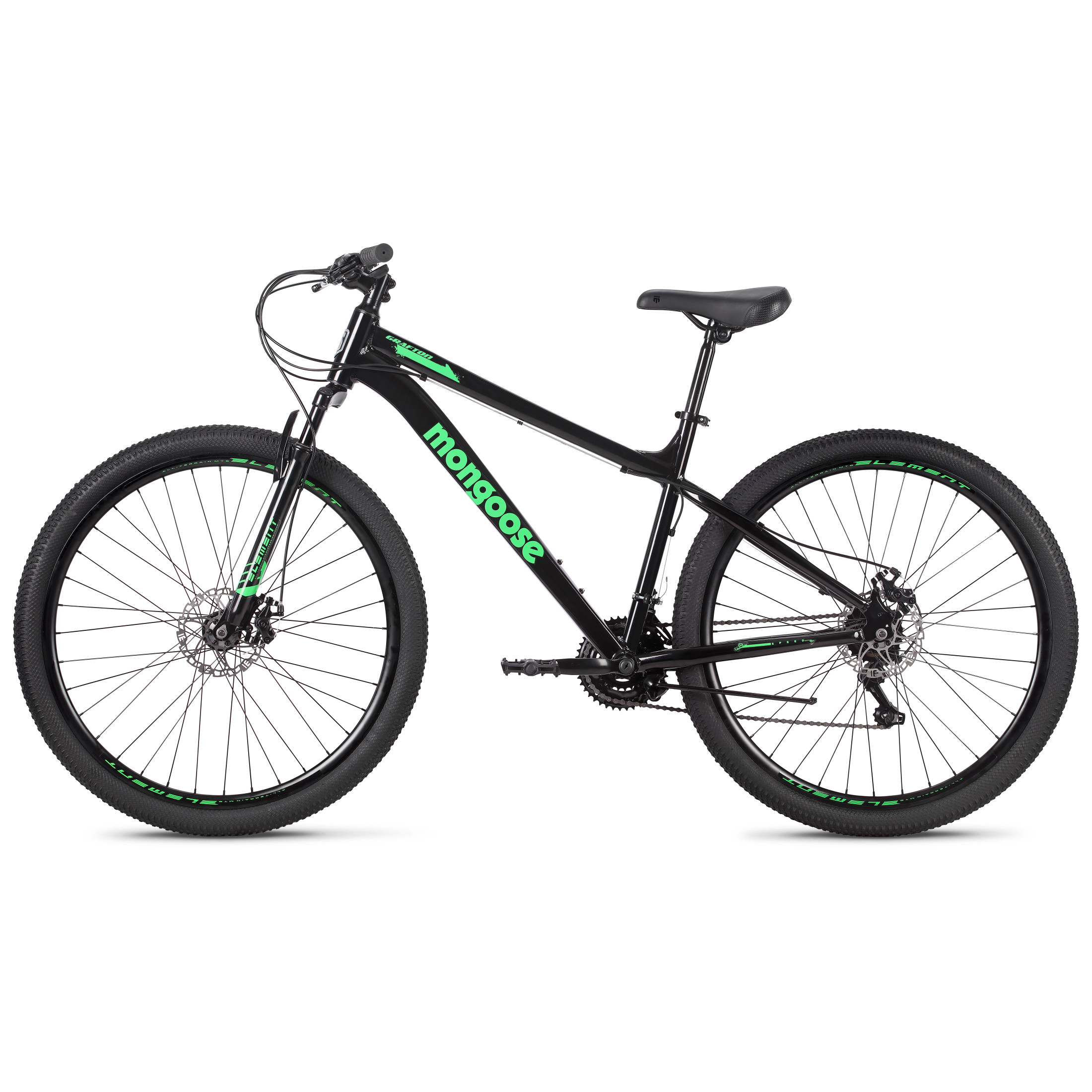 Mongoose Grafton Mountain Bike, 29- Inch Wheel, 21 Speed, Black - Image 4